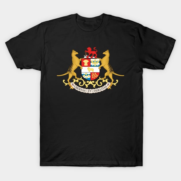 Coat of Arms of Tasmania T-Shirt by Wickedcartoons